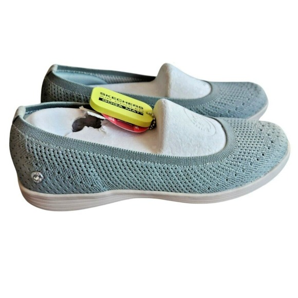 Sketchers On The Go Dreamy City Chic Slip On Shoes Size 7.5 - Sage - Picture 3 of 5